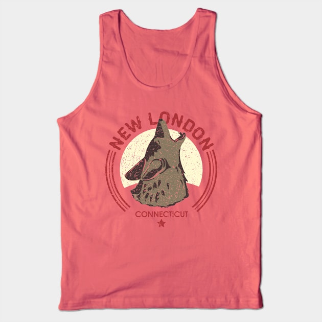 Lonesome New London Coyote Tank Top by SMcGuire